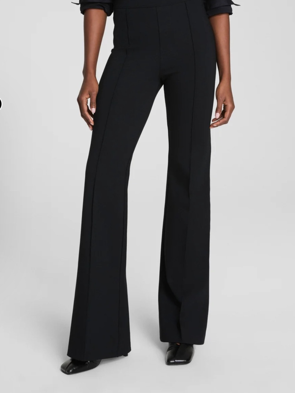 Spanx Black Ponte Flare Pants